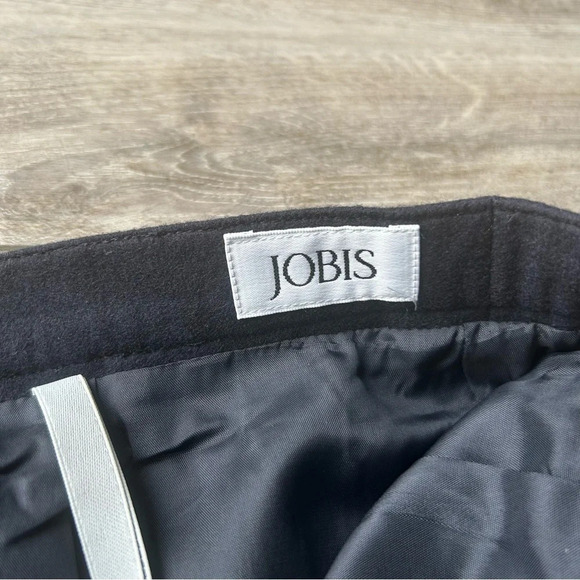 Vintage Jobis Navy Wool Cashmere Pencil Skirt - Picture 7 of 12